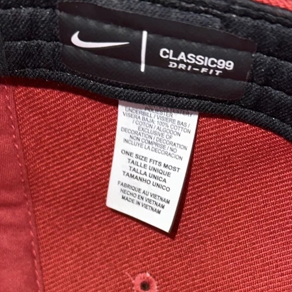 Nike Embroidered USC Trojans Football Baseball Cap Hat Cardinal Red & White NWOT - Picture 5 of 6